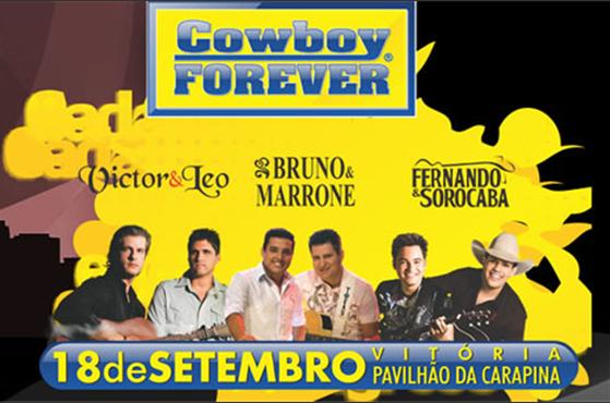 COWBOY FOREVER - 18 SETEMBRO - PAVILHÃO DE CARAPINA